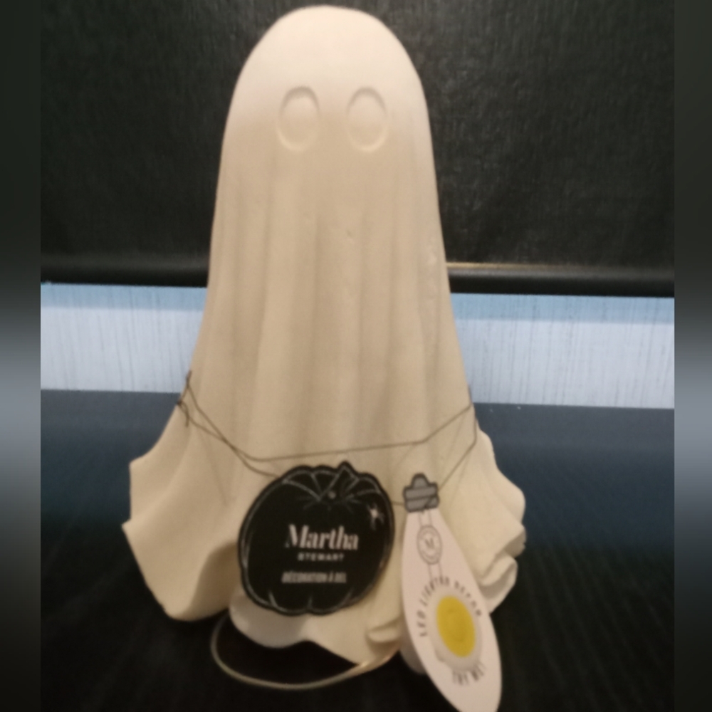 Martha stewart cheesecloth ghost , blow mold cheesecloth ghost , LED Ghost NWT